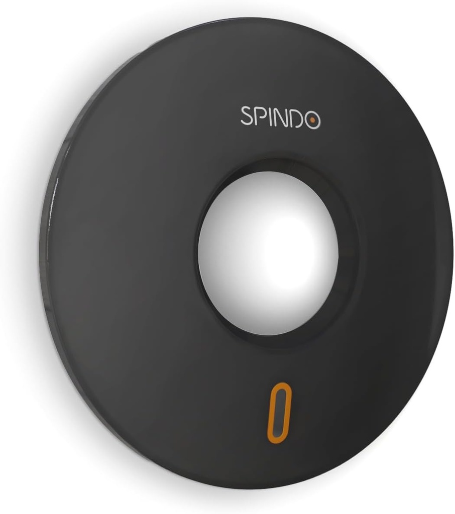 Fullicon Weekly Pill Dispenser Organizer Lid KUN for Spindo Medicin Dispenser, Dispense Vitamin / Tablet / Supplement for Ældre / Amnesi / Demens (Solid Black)