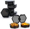 Lille Pill Box, 7 pakker rejse pill sag, Portable BPA Gratis Mini Organizer til Pocket Purse, Daglig medicin Vitamin Container, Fish Oil og supplement opbevaring