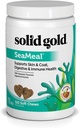 Solid guld kat & hund Multivitamin Chews - Kelp, Omega 3 & Vitaminer til dental, fordøjelsesbesvær, immunforsvar, hud & Coat Sundhed - Multi Vitamin til hunde & katte - Sea Kelp baseret blød tyg for alle aldre - 120ct