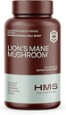 Lions Mane Supplement kapsler, Lions Mane Mushroom til immunforsvar, Memory & Focus supplement, 1000 mg per servering, Non- GMO Vegan, 120 Kapsler, 2 Måned Supply