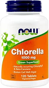 Chlorella 1000mg 120 tabletter (pakke med 2)