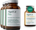 ALGAECAL Plus Bundle - Gratis 4-in-1 D3-vitamin Complete & Red Algae Calcium med 16 Bone- Supporting Nutrients, Clinically Supported to Øge Bone Density & Boost immunsystem