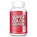 Sundhed Plus Super Colon Cleanse 30 dages levering af Gentle Gut Cleanse Detox, Psyllium Husk, Probiotika til Forstoppelse Relief & fordøjelsesstøtte, 120 kapsler