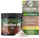 EarthNutri Creatinine Monohydrat Powder - Pure Creatin Supplement for Muscle Strength, Strength & Performance - Non-GMO, Sugar- Free, Additive- Free - for mænd og kvinder, Smaget 250g