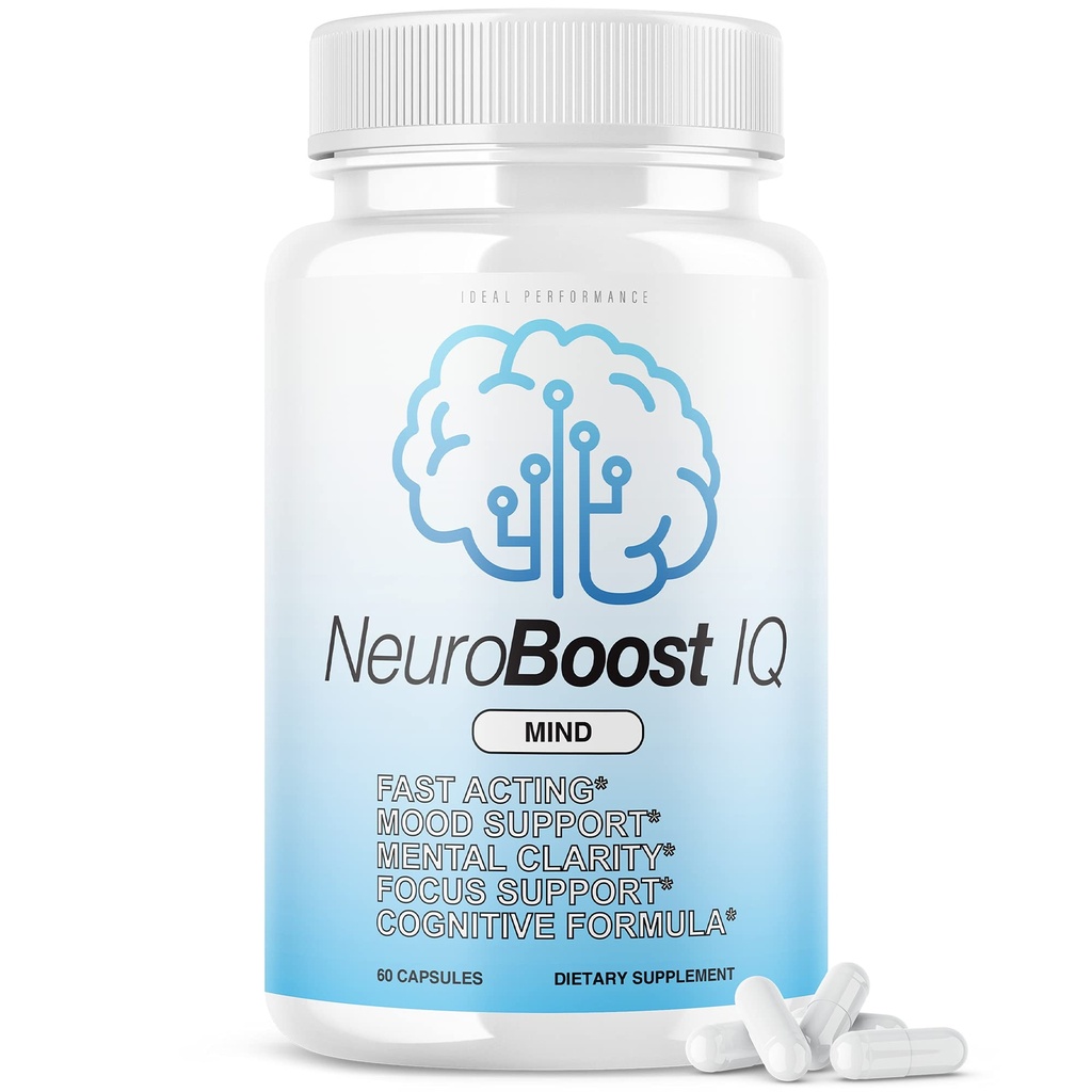Neuro Boost IQ supplement Brain Pills Mind Ben Carson Neurobooster Neuroboostiq (60 kapsler)