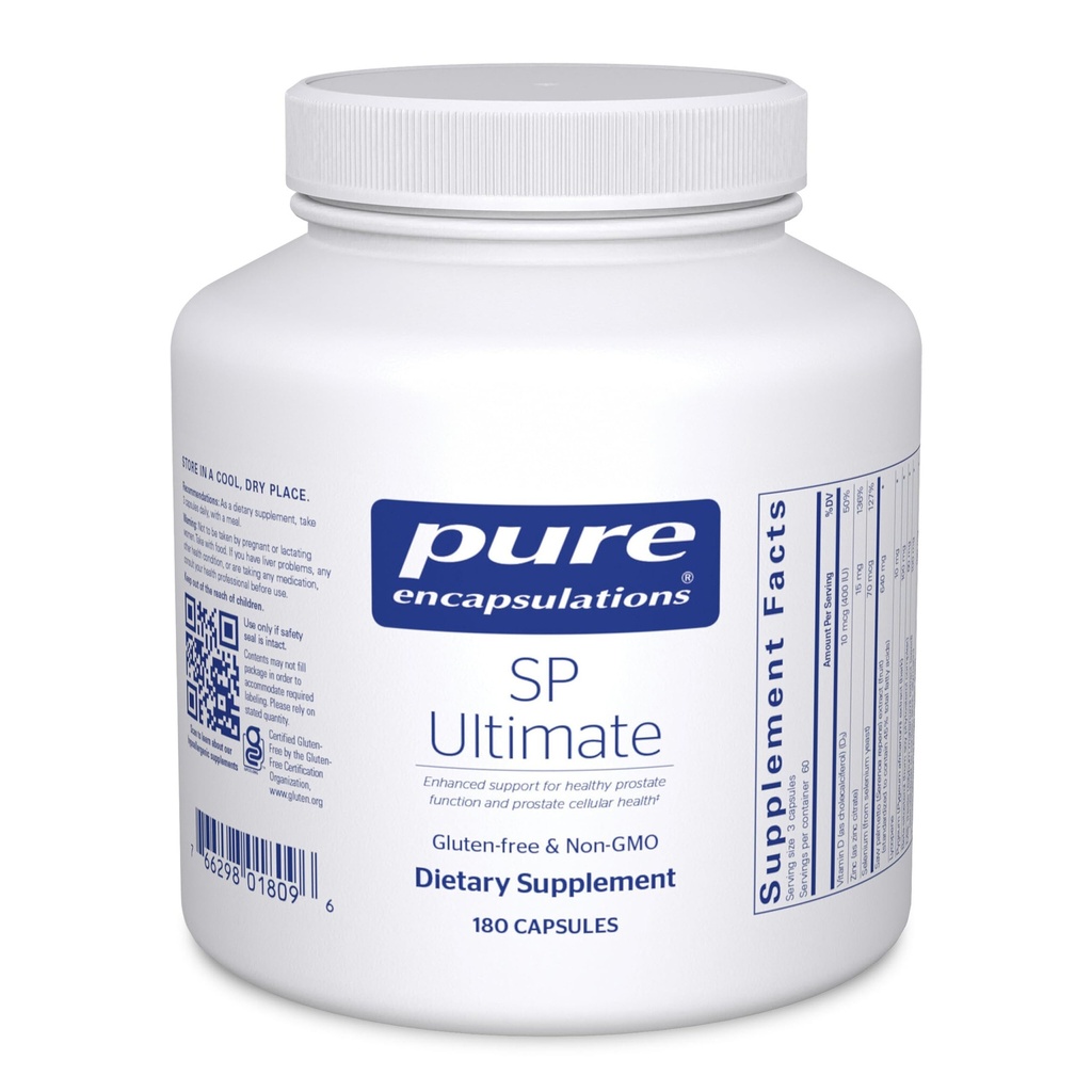 Pure indkapslinger SP Ultimate • 124; Forbedre støtte til sund prostata funktion og prostata cellular sundhed * - 124; 180 kapsler