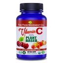 LEVNEDSMIDLER 100% Plantbaseret C-vitamin 60 Kapsler 125mg - Voksne Immunsystemet Antioxidant Support Kosttilskud - Hele fødevarer Vegansk Kosttilskud fra økologiske non-GMO glutenfri frugter