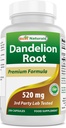 Bedste Naturals Mælkebøtte Root 520 mg 250 Kapsler