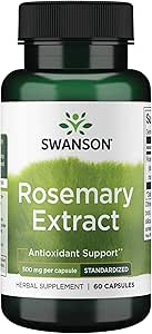 Swanson Rosemary Extract 500 Milligram 60 Kapsler