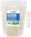 XPRS Nutra Størrelse 00 Tomme kapsler - 1000 Tomme Gelatine kapsler - gør Capsule Fyldning - Fyldelige Pille Gel Caps til Do- It- Yourself Kosttilskud (Clear)