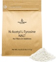 PURE ORIGINALSKE INGREDIENSER N- Acetyl L- Tyrosin Powder (4 oz) NALT, Altid Pure, Ingen Fillers eller Tilsætningsstoffer