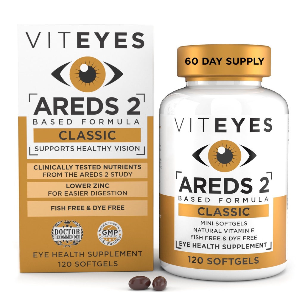 VITEYES ® AREDS 2 Softgels, 120 Greve - Single Daily Dosis Eye Vitamin