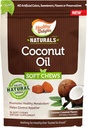 Sunde Delights Naturals, Kokosolie Soft Chews, fremmer sund stofskifte, Hjælper kontrol Appetite, Lækker Kokos Karamel Flavor, 30 Greve