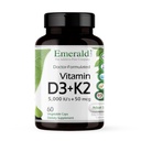 NØDSITUATIONSETIKETTER D3 + K2 - D-vitamin & VitalDelta MK- 7 til benhygiejne og hjertestøtte * - vegetar, Glutenfri, klinisk potens - 60 vegetabilske kapsler
