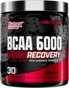 Nutrex Forskning - BCAA Powder 6000 Aminosyre - 6 Bedste BCAAs Aminosyrer supplement til post workout Recovery & Muscle Growth - Amino Energy Workout Recovery Drink (Fruit Punch - 30 Servering)