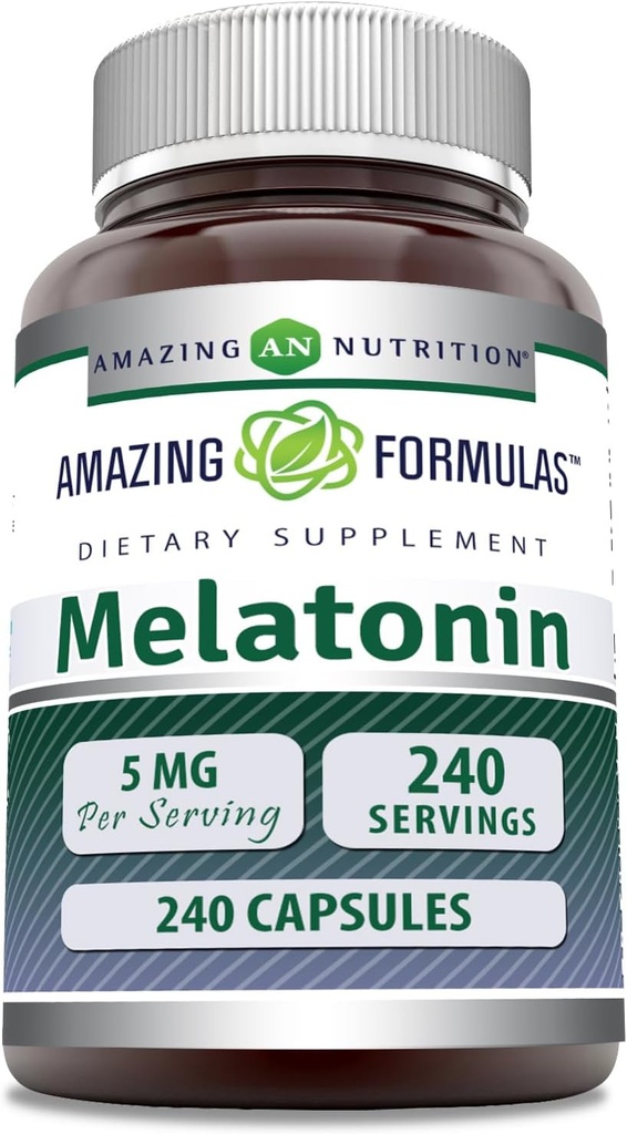 Amazing Formulas Melatonin Supplement: 124; 5 Mg Per Serving