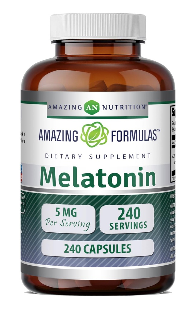 Amazing Formulas Melatonin Supplement: 124; 5 Mg Per Serving