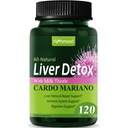 Silymarin Milk Thistle Lever Detox kapsler til fede lever, Alcachofa y Cardo Mariano con Silimarina para el Higado Graso, lever rense Detox & reparation Formel w / Artichoke Extract. 120Tælling