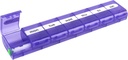 EZY DOSE Ugentlig (7-dag) Pill Case, Medicine Planner, Vitamin Organizer Box, X- store låseafdelinger til sikker receptpligtig medicin og forhindre utilsigtet spild, farve kan Vary