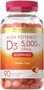 Carlyle D3-vitamin Gummy: 124; 5000 iu
