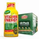 Vitamin energi B12 11.000% Ekstra styrke energi Shot Mango 48 Pack, 260mg Naturlig Koffein, B12 & B6, Nootrope Focus, Vitality, Zero Sugar, Gluten- Free, Vegan, Kosher, 1.93 fl oz
