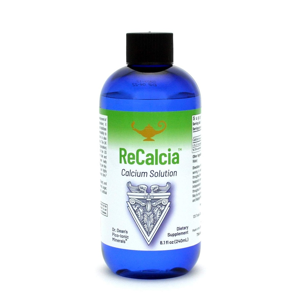 RnA ReSet ReCalcia - Liquid Calcium Supplement, High Absorption Pico- Ionic Formel, 8.1 Fl Oz (1- Pack)