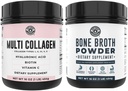 Venstre kyst Performance Pure Bone Broth og Multi Collagen pulver til fælles, hår, hud og negle støtte