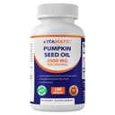 Vitamatic Pumpkin Seed Oil 2000mg Softgel kapsler per servering - 180 Softgel - 1000 mg pr. softgel