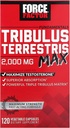 FORCE FACTOR Tribulus Terrestris Max for mænd, Testosteron Booster og mandlige vitalitet supplement, for Superior Absorption, 2000mg, 120 kapsler