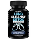 Lung Cleanse Detox, 60 Day Cleanse - Understøtter Lung Health Inside Bronchial & Respiratory Systems - Afslut & Stop ryger hjælpemidler - Urteafvænning til lunger