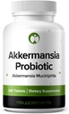 Akkermansia Muciniphila Probiotic Supplement 240 Tablets 100 Million AFU Probiotika til mænd og kvinder Understøtter Intestinal fordøjelse & Gut Sundhed (240, Akkermansia Muciniphila)
