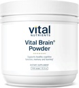 Vital Nutrients Vital Brain Powder C124; Phosphatidylserin, Acetyl- L- Carnitin Brain Supplement C124; Nootrop Cognitive Function, Memory, Learning * C124; Gluten, Dairy, Soy Free