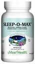 Maxi Sundhed Voksne Herbal Sleep- O- Max med Valerian Root, Melatonin, Tryptophan, Passionflower - Natural Sleep Supplement - Rolig Sleep Support Formel