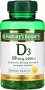 Nature 's Bounty D3- 2000 IE, 240 Softgels (Pack of 2)