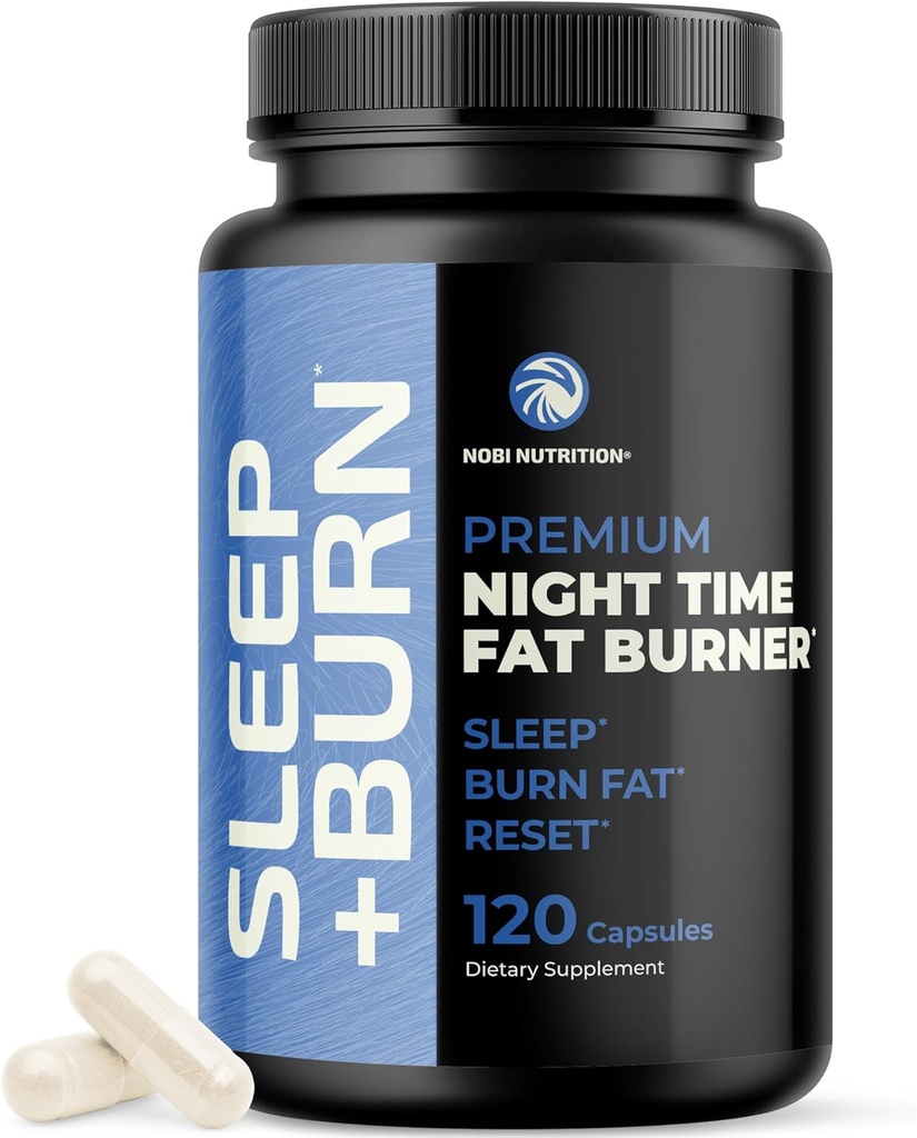 Night Time Fat Burner til Shred, mens du sover i 124; Belly Fat Burner, Carb Blocker og vægttab Support 124; tabe vægt, Support Metabolisme og Fall Assemble 124; 120 Nighttime Diet Pills