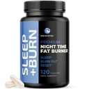 Night Time Fat Burner til Shred, mens du sover i 124; Belly Fat Burner, Carb Blocker og vægttab Support 124; tabe vægt, Support Metabolisme og Fall Assemble 124; 120 Nighttime Diet Pills