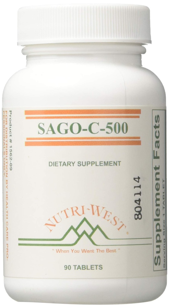Nutrition-West - Sago- C- 500 90 Tabletter