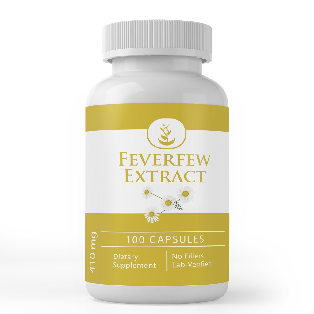 Pure Original Ingredienser Feverfeapy Extract (100 kapsler) Altid Pure, Ingen tilsætningsstoffer eller Fillers, Lab Verified