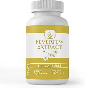 Pure Original Ingredients Feverfew Extract (100 Capsules) Always Pure, No Additives Or Fillers, Lab Verified