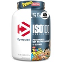 Dymatize x Fruity Småsten ISO100 Whey Protein Powder Isolate, 25g protein, 5,5g BCAA, 120 Cal., Gluten Free, 1g fedt, 1g sukker, 2g Carb (45 Servere)