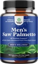 Nature Craft Saw Palmetto for mænd med Beta sitosterol - Saw Palmetto udtrække prostata sundhed supplement til mænd Bregen Control og Prostata støtte - Gendannelse hår supplement