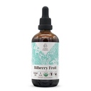 Bilberry Fruit USDA Organic Alcohol- Free Extract Note 124; Kosttilskud, højpotens Tinktur Note 124; Fremstillet af Bilberry (Vaccinium Myrtillus) Tørret frugt 4 oz