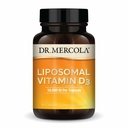 Dr. Mercola Liposomal Vitamin D3 - understøtter hjerte, ben og immunforsvar - 10.000 IE per servering - non-GMO, soja fri & gluten fri - 90 kapsler (90 Servere)