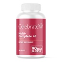 Celebrate Vitaminer Multi- Complete, 45mg Iron - Daily Bariatric Multivitamin for Sleeve Gastrectomy og Gastric Bypass Kirurgi Patienter - Væsentlige Vitamin & Mineraler (180 kapsler)