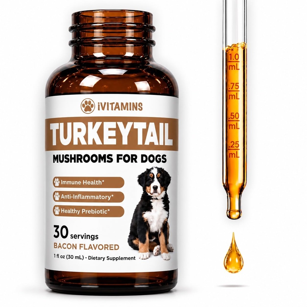 Tyrkiet Tail Mushroom for Dogs; Hjælper med at boost immunsystemet, er en sund Prebiotic, & meget mere end 124; Tyrkiet Hale for Dogs Budding- 124; Mushrooms for Dogs Budding- 124; Hunde Mushroom Kosttilskud
