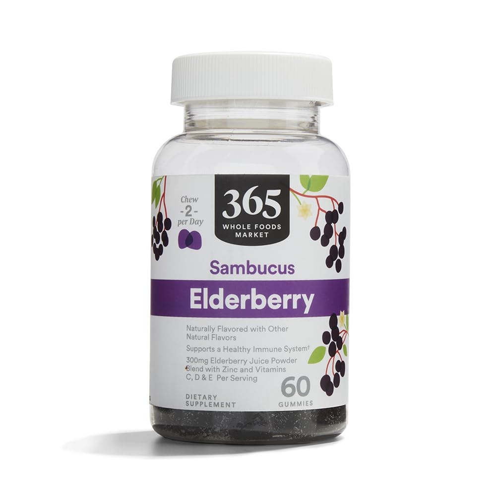 365 af Whole Foods Market, Elderberry Gummies, 60 Greve