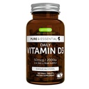 Igennus Daily Vitamin D3 2000iu, 50 mcg, Clean Label, 365 små tabletter, 1- År Supply, Vegetarisk Cholecalciferol Vitamin D supplement