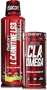 iSatori L- Carnitin LS3 Lemon Lime 3000mg (32 Servere) & iSatori Ultra CLA (90 Softgels)