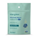 True Grace Mænds 40 + en daglig multivitamin gæret mineral, Organic Adaptogens & Svampe Hel Body Balance Immun, Endurance, Bone & Heart Support - Non- GMO - 90 Vegetariske tabletter