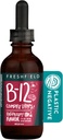 Freshfield Naturals B Complex Drops: B12, B2, B3, B5, og B6, Vegan- Friendly Liquid Formel, Forbedret Absorption 124; 1200 mcg Methylcobalamin